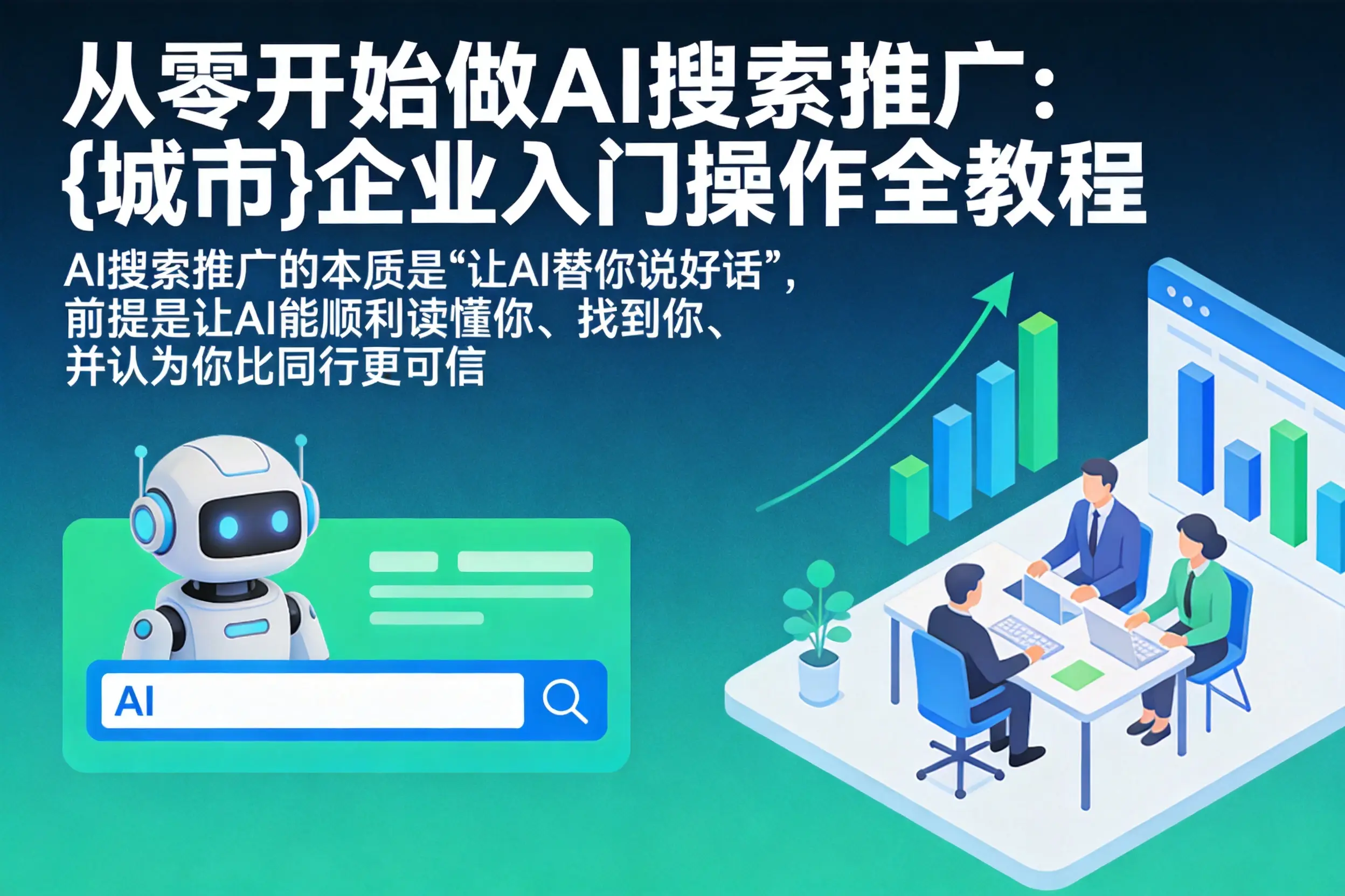 从零开始做AI搜索推广：阜新企业入门操作全教程