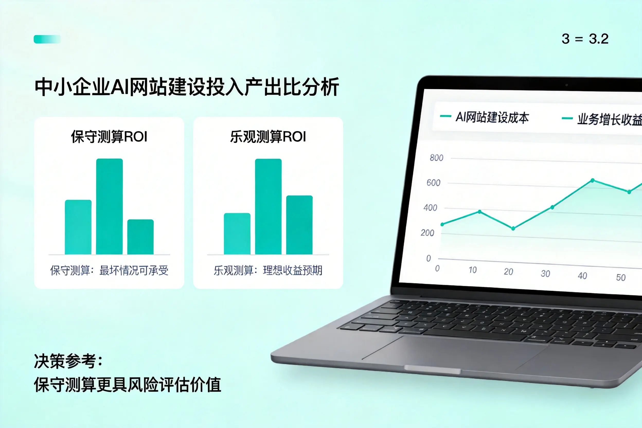 阜新中小企业AI网站建设投入产出比怎么算？先看这份分析