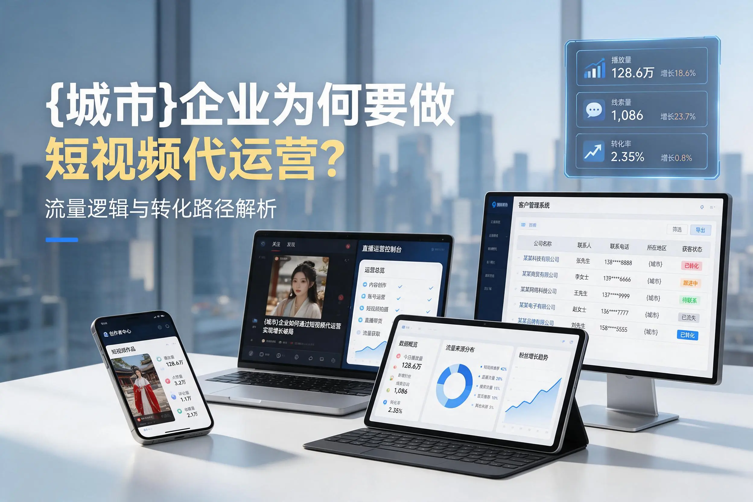 阜新企业为何要做短视频代运营？流量逻辑与转化路径解析