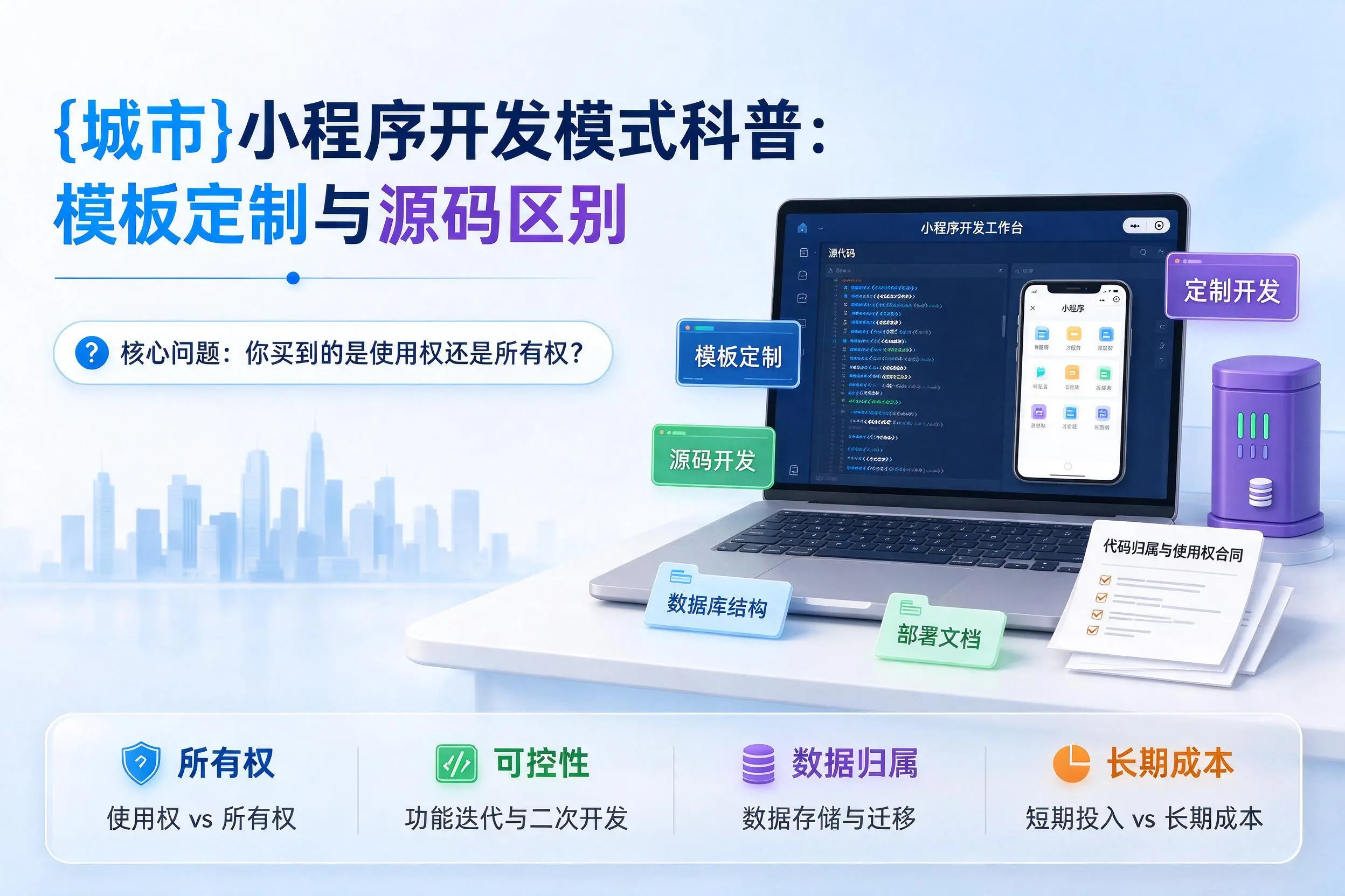 阜新小程序开发模式科普：模板定制与源码区别
