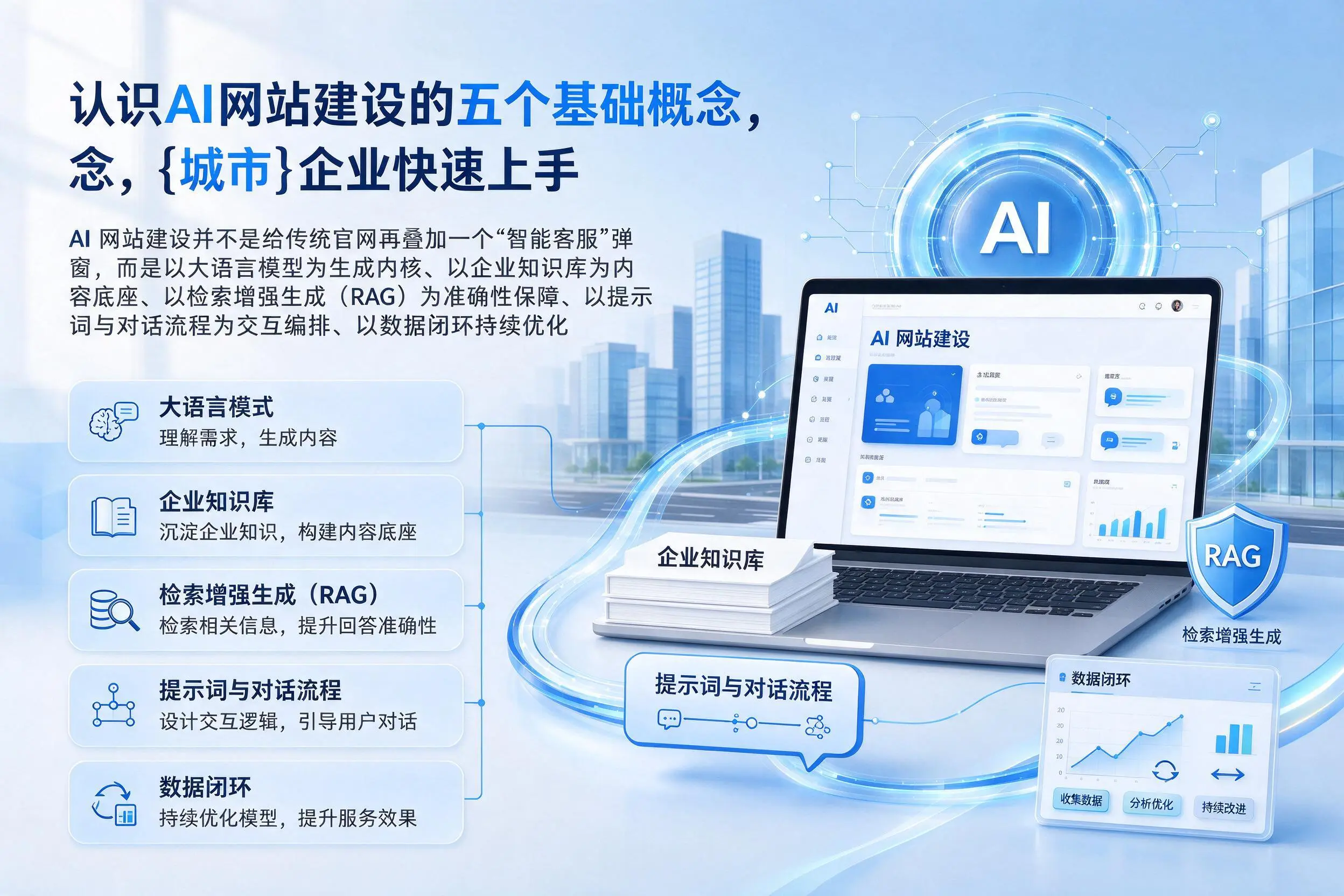 认识AI网站建设的五个基础概念，阜新企业快速上手