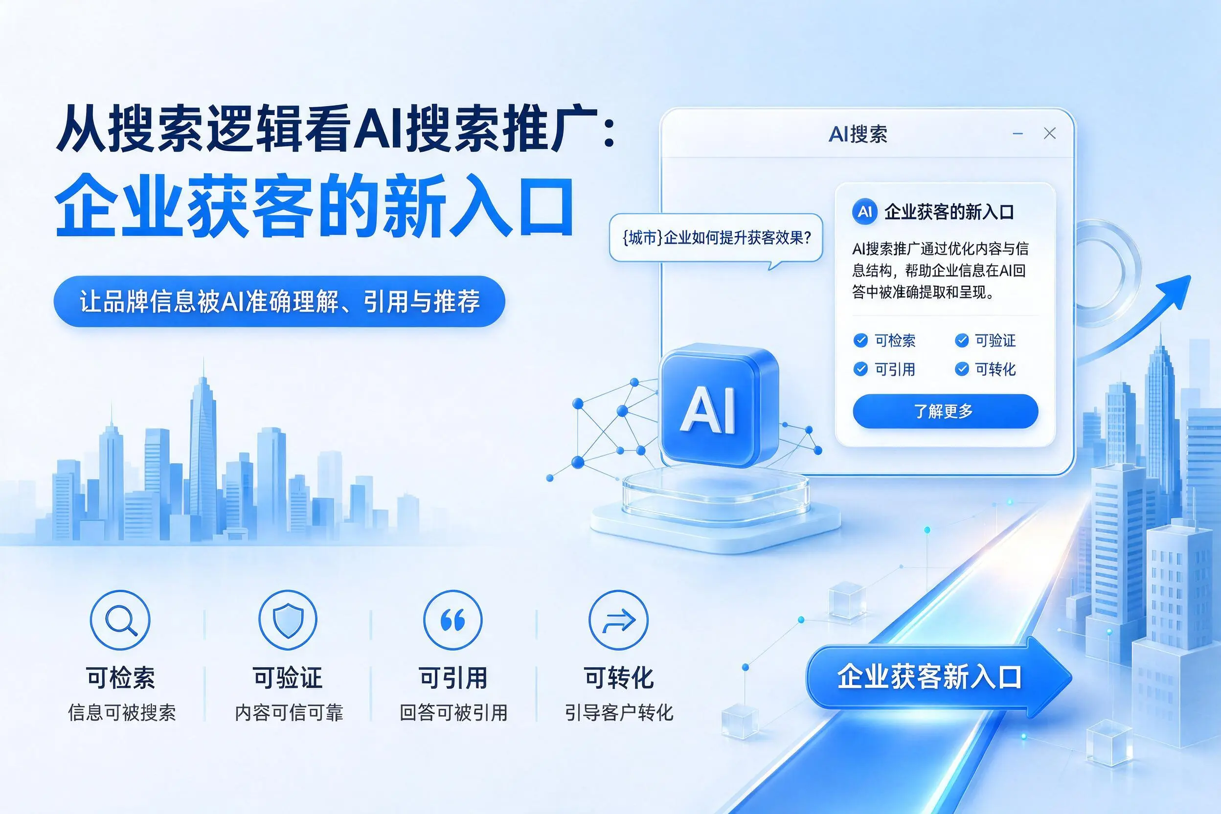 从搜索逻辑看AI搜索推广：阜新企业获客的新入口
